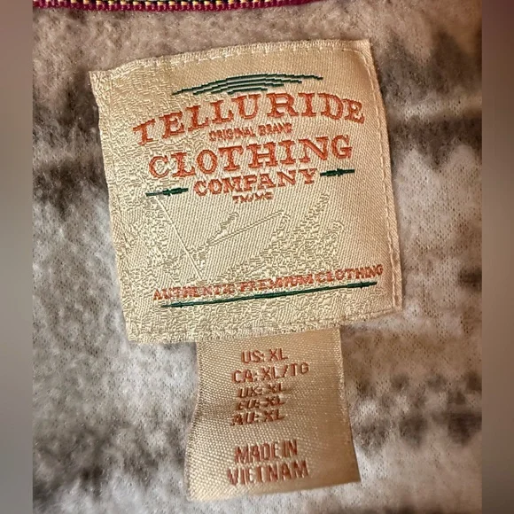 Aztec Pattern Women's Jacket - Cream and Brown - Picture 2 of 5